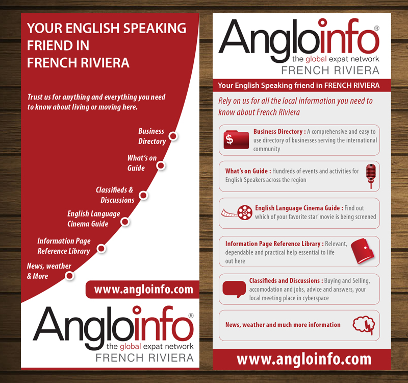 Design Publicitaire par Purpletouch pour AngloINFO | Design #1062832