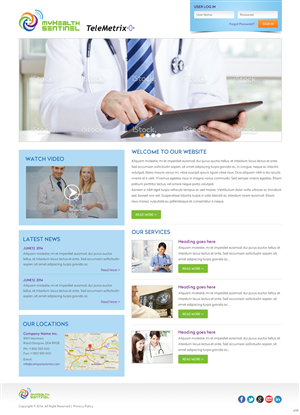 Web Design by pb for this project | Design: #3938633