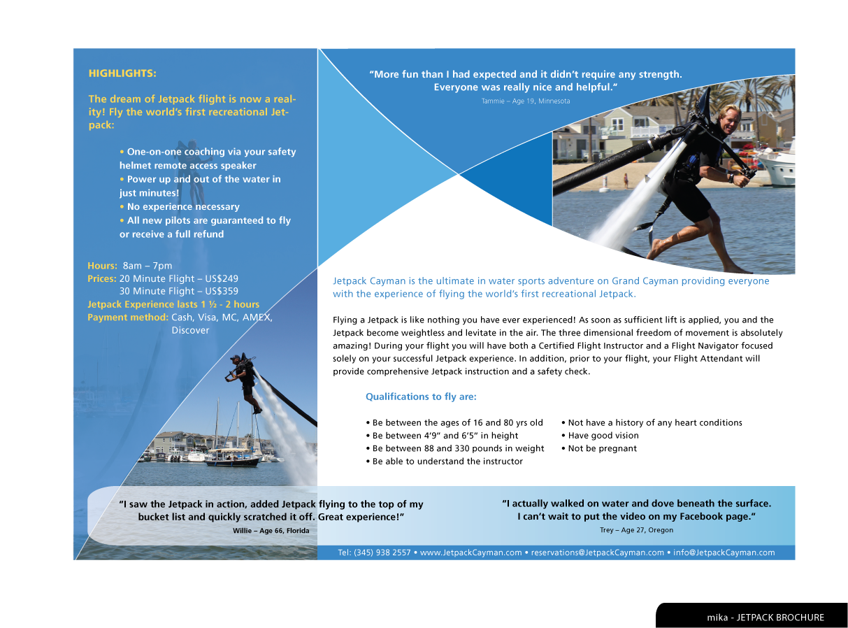 Brochure Design by mika for this project | Design #1060201