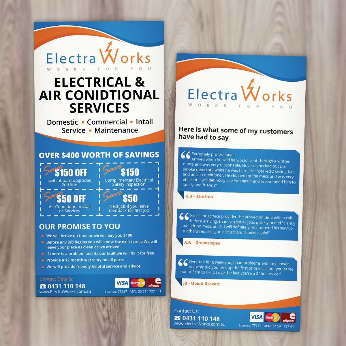 Flyer Design by Nelsur for ElectraWorks | Design #4166617