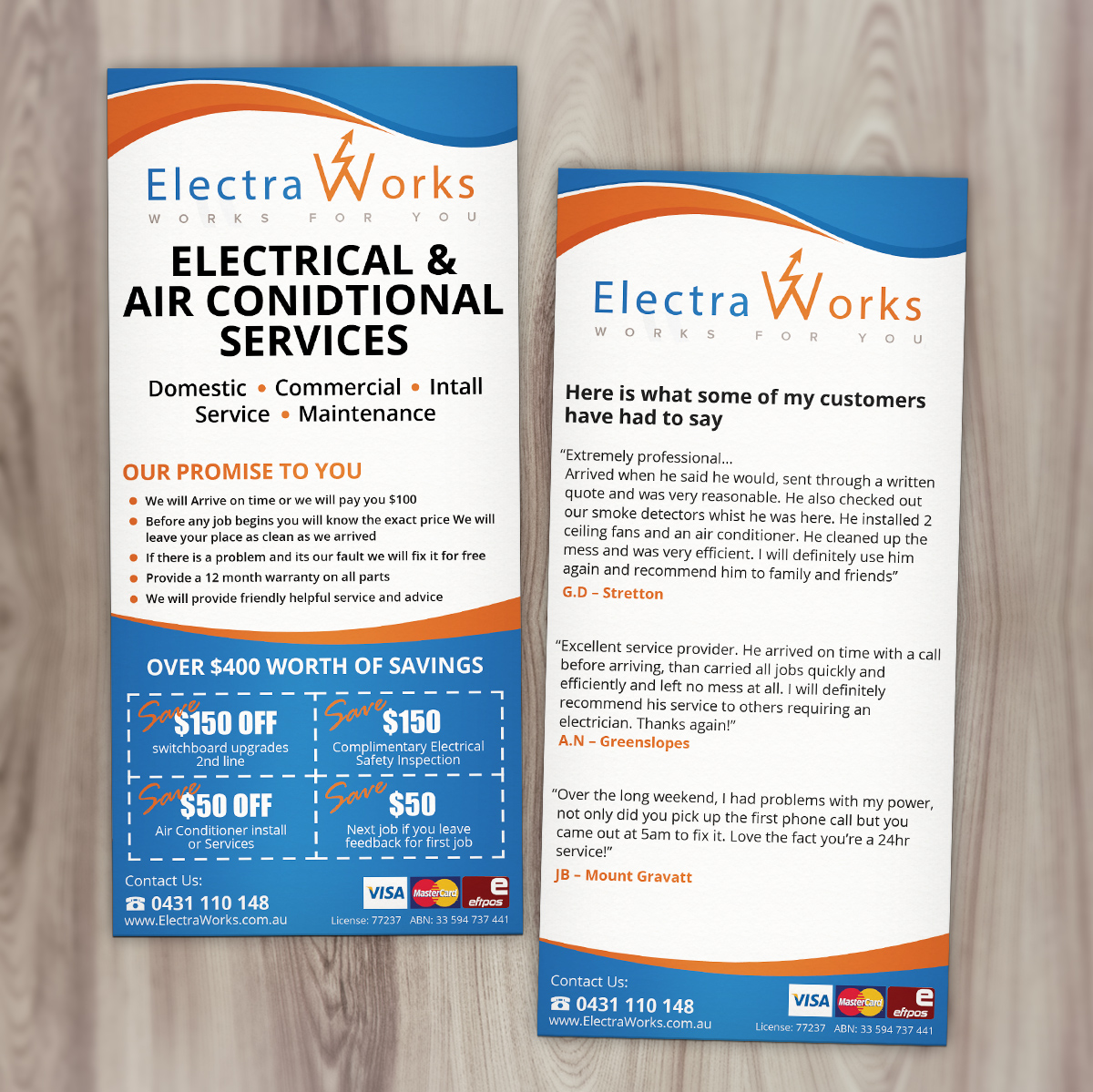 Flyer Design by Nelsur for ElectraWorks | Design #4166630