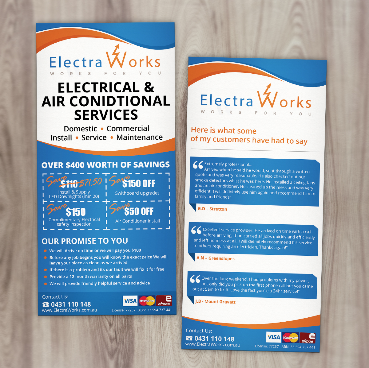 Flyer Design by Nelsur for ElectraWorks | Design #4168961