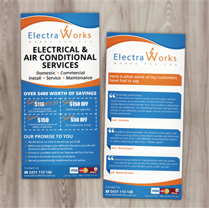 Flyer Design by Nelsur for ElectraWorks | Design: #4168986