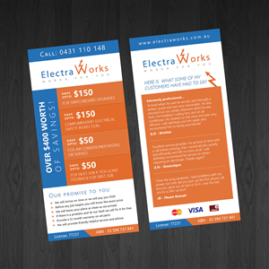 Flyer Design by Deip designs for ElectraWorks | Design: #4164082
