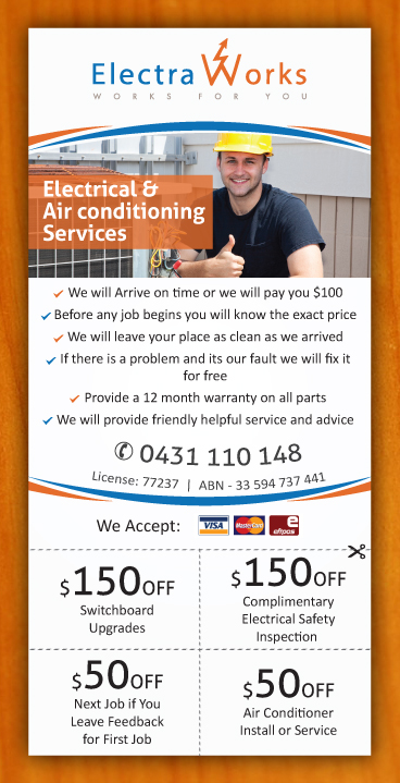 Flyer Design by Sbss for ElectraWorks | Design #4166171