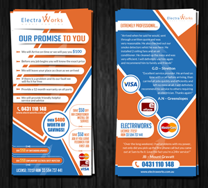 Diseño de Flyer por ESolz Technologies para ElectraWorks | Diseño #4165818