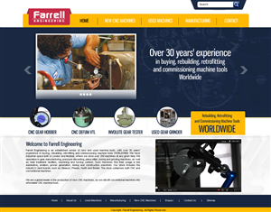 Web Design par webwinner pour Farrell Engineering Ltd | Design : #1074132
