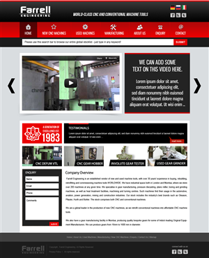 International Machinery Company - Enhance our webpage  | Web-Design von webwinner