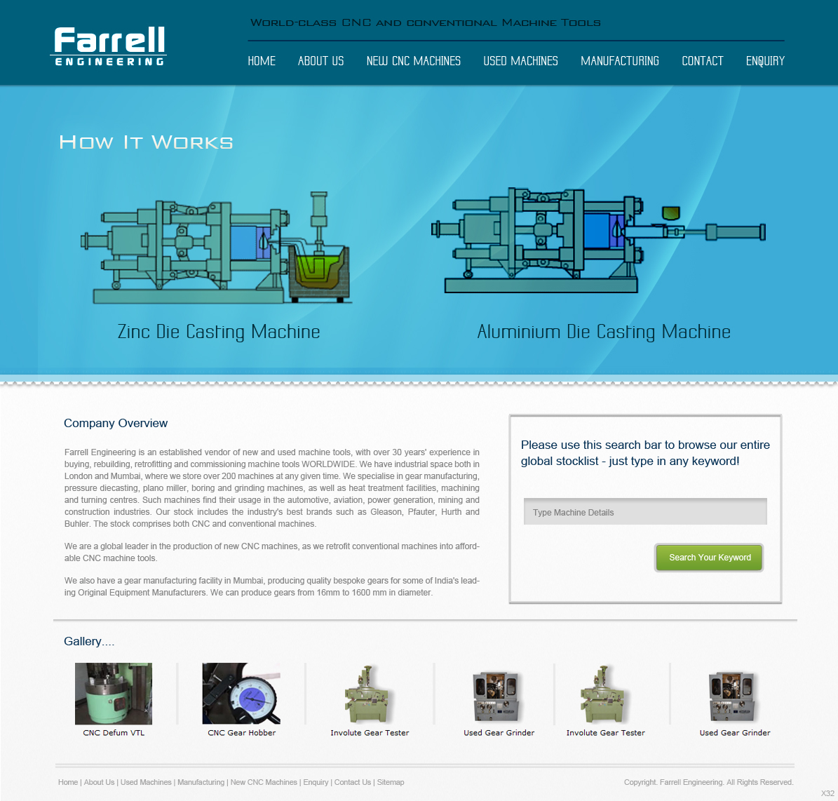 Web Design by pb for Farrell Engineering Ltd | Design #1056060