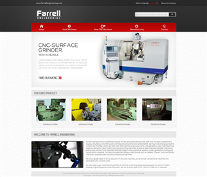 Web Design by OM for Farrell Engineering Ltd | Design: #1042714