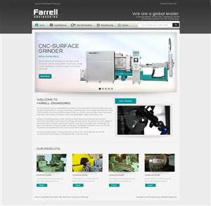 Web Design by OM for Farrell Engineering Ltd | Design: #1049781