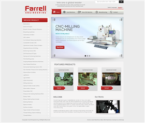 Web Design by OM for Farrell Engineering Ltd | Design: #1049785