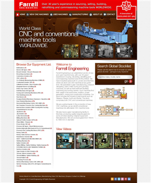 Web Design by TechWise for Farrell Engineering Ltd | Design: #1068082