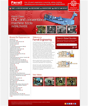 Web Design by TechWise for Farrell Engineering Ltd | Design: #1068818