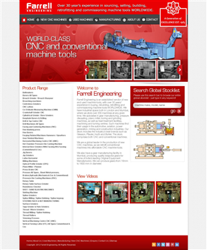 Web Design by TechWise for Farrell Engineering Ltd | Design #1071604