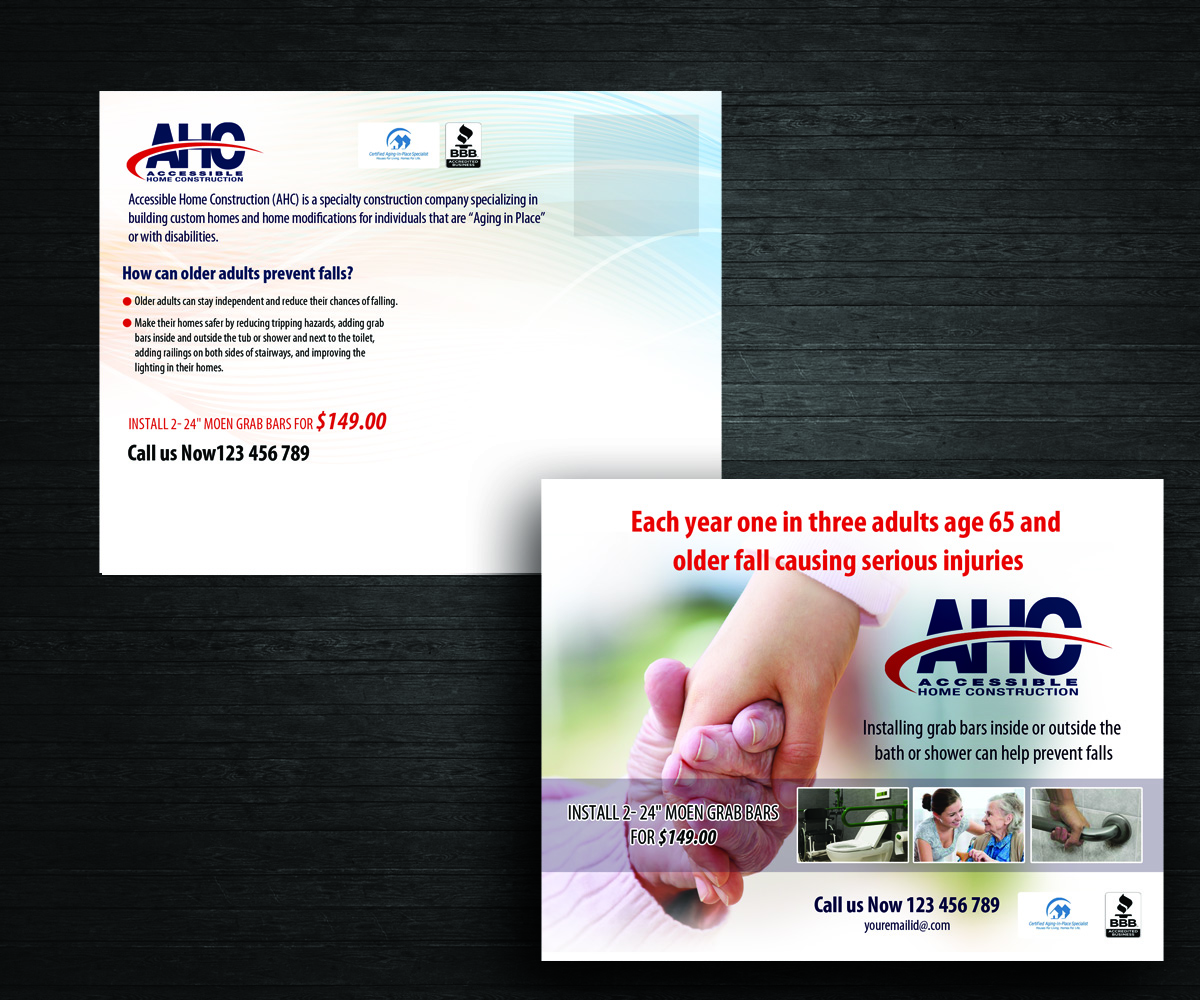Postcard Design by uk for Accessible Home Construction | Design #3958211