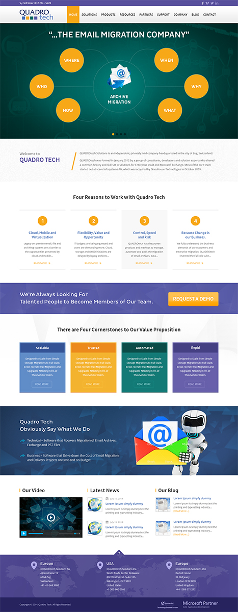 Wordpress Design by Mayank Patel for this project | Design #3930208