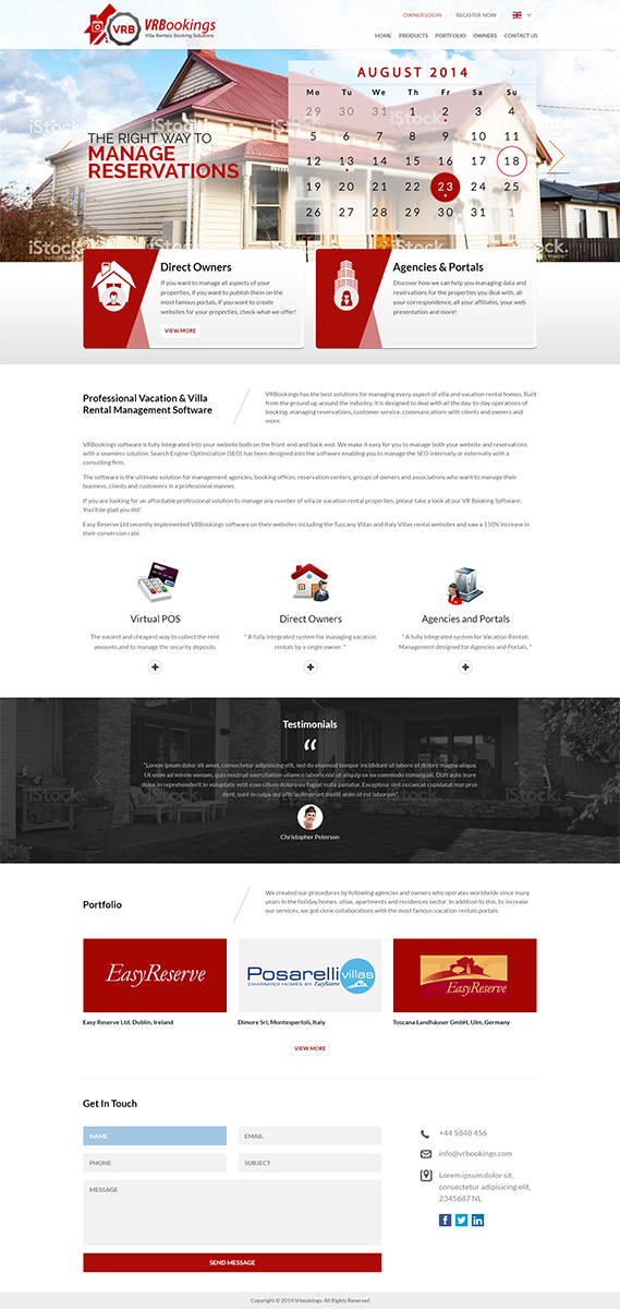 Web Design by Mayank Patel for Trading Estate Service S.r.l. | Design #3917332