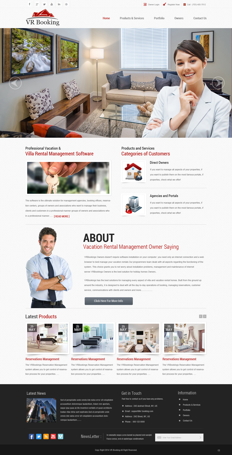 Web Design by pb for Trading Estate Service S.r.l. | Design #3879074