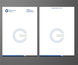 Letterhead Design by kousik for The Corrections Group | Design: #3879552