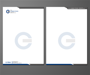 Letterhead Design by kousik for The Corrections Group | Design: #3879555