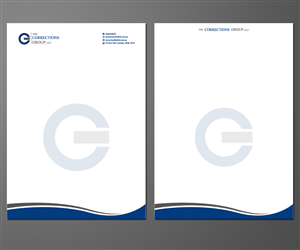 Letterhead Design by kousik for The Corrections Group | Design: #3879560