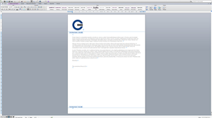 Letterhead Design by KaalvoetD for The Corrections Group | Design: #3882539