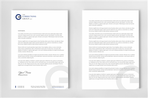 Letterhead Design by HYPdesign for The Corrections Group | Design: #3885380