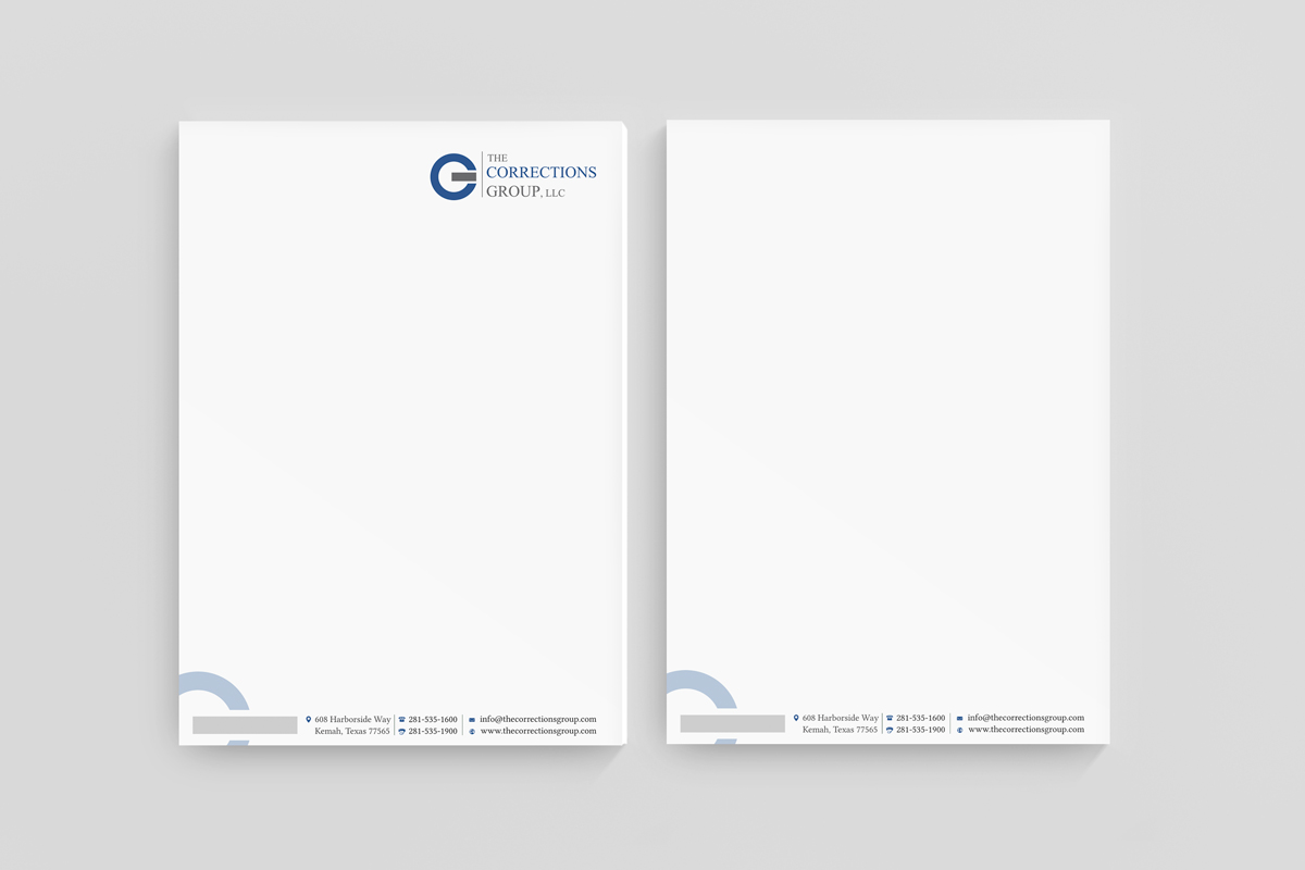 Briefkopf-Design von stoodio.id für The Corrections Group | Design #3920066