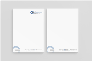Letterhead Design by stoodio.id for The Corrections Group | Design: #3920163