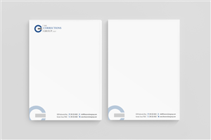Letterhead Design by stoodio.id for The Corrections Group | Design: #3920166