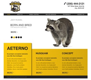 Web Design by Relativiteit for Jack Russell Wildlife Control | Design: #1069469
