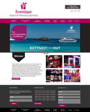 Web Design by VangelTzo for this project | Design: #1039870