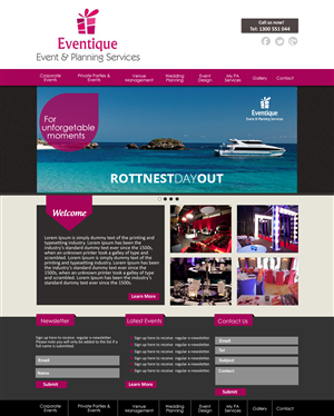 Web Design by VangelTzo for this project | Design #1039913