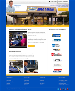 Diseño Wordpress por pb para Elite Auto Repair | Diseño: #3878764