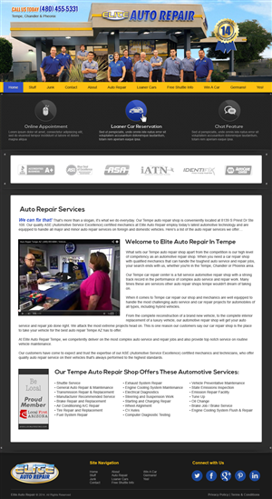 Wordpress Design by jeckx2 for Elite Auto Repair | Design: #3938008