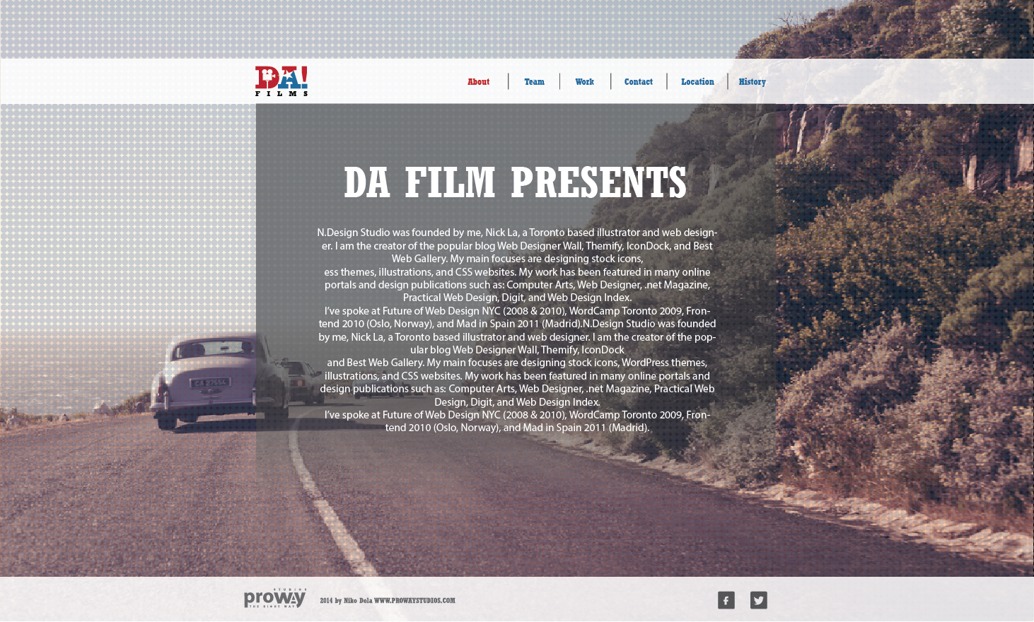 Web Design by Niko Dola for this project | Design #4098207