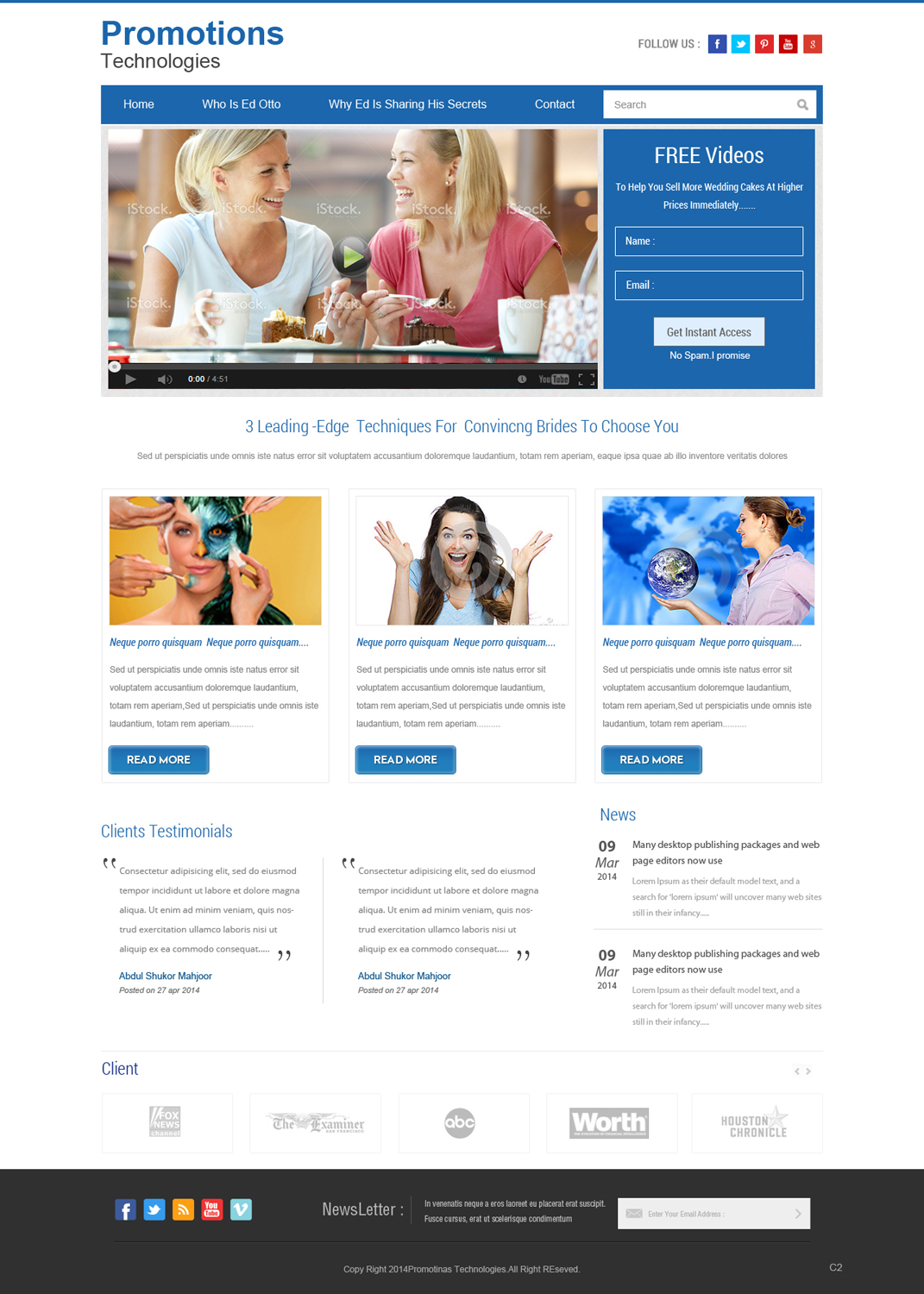 Web Design by pb for IGR Communications | Design #3887463