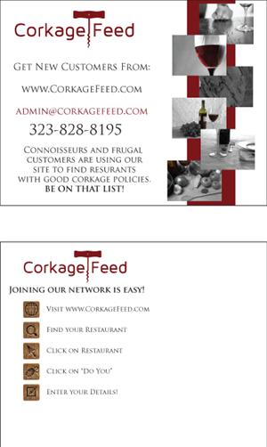 Design de Carte Postale par TedAtkinson pour CorkageFeed | Design : #3890668