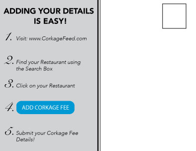 Design de Carte Postale par sbegley pour CorkageFeed | Design #3948680