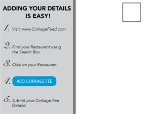 Design de Carte Postale par sbegley pour CorkageFeed | Design : #3948680