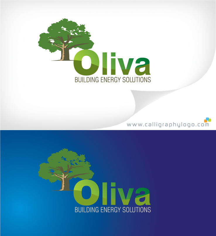 Logo Design by Khaleelullah Chemnad for OLIVA - Building Energy Soluti | Design: #3374
