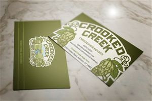 Crooked Creek Hops Farm | Diseño de Tarjeta de Presentación por MT