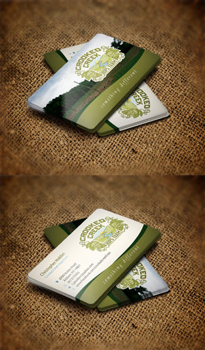 Business Card Design by Harshan for Crooked Creek Hops Farm | Design: #3922281