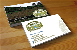 Business Card Design by Hardcore Design for Crooked Creek Hops Farm | Design #3899898