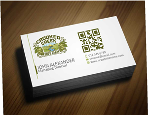 Business Card Design by AwsomeD for Crooked Creek Hops Farm | Design: #3894442