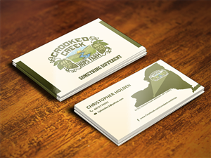 Business Card Design by Sajin for Crooked Creek Hops Farm | Design: #3906317
