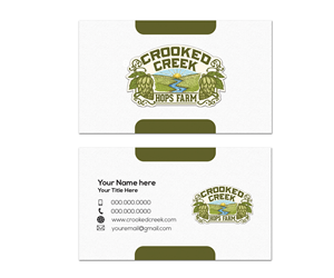 Business Card Design by Sandaru for Crooked Creek Hops Farm | Design: #3892712