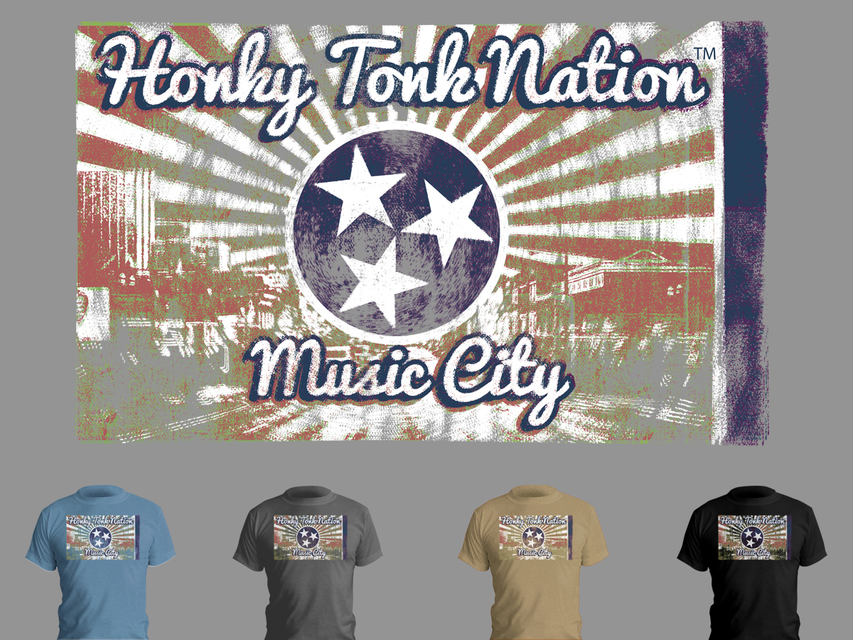T-shirt Design by STierney for Honkytonk Threads | Design: #1042382