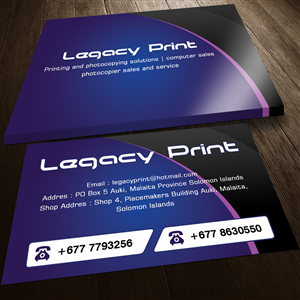 Business Card Design by Sandaruwan